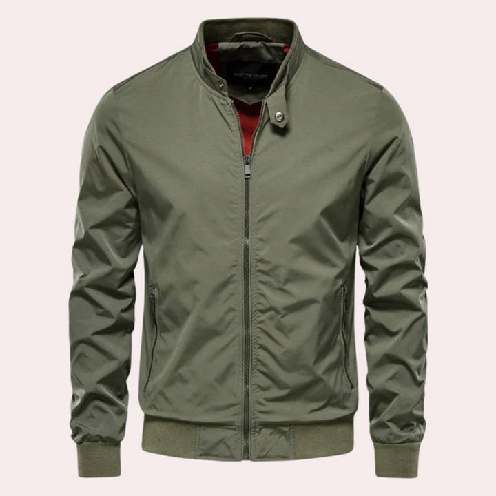 Levoire | Veste Bomber Pour Hommes Avec Poches Spacieuses Vert armée