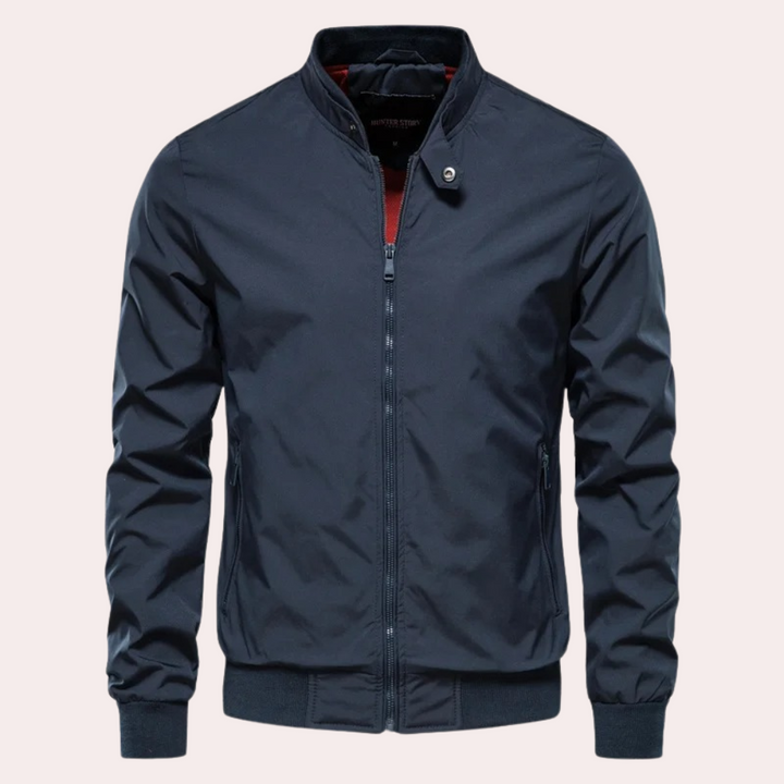 Levoire | Veste Bomber Pour Hommes Avec Poches Spacieuses Bleu marine