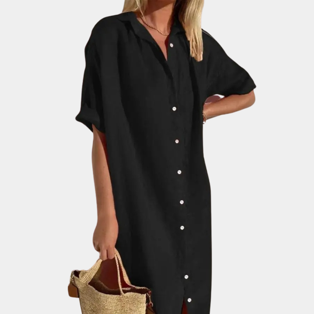 Levoire | Avec élégance et sans effort, robe polyvalente Noir