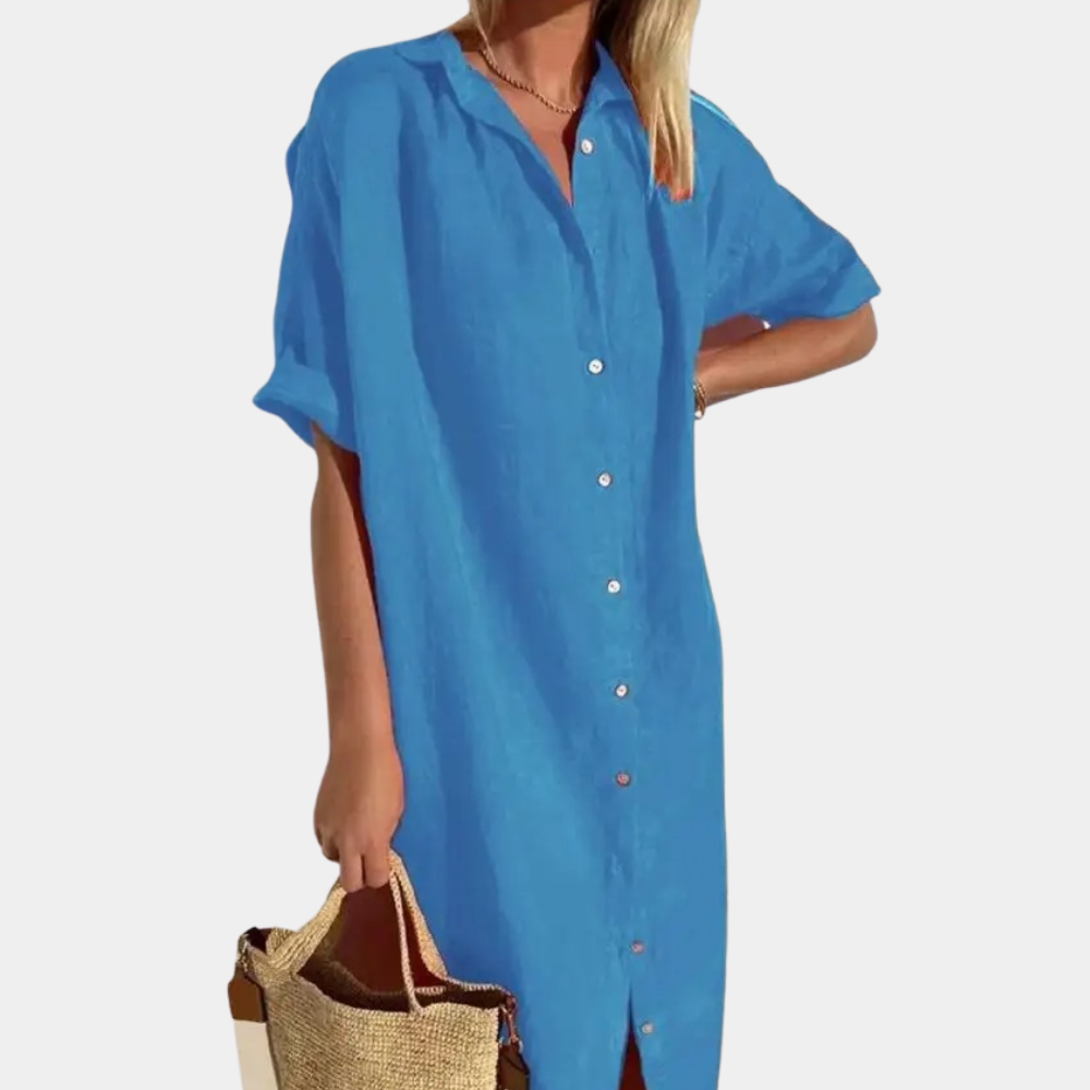 Levoire | Avec élégance et sans effort, robe polyvalente Bleu