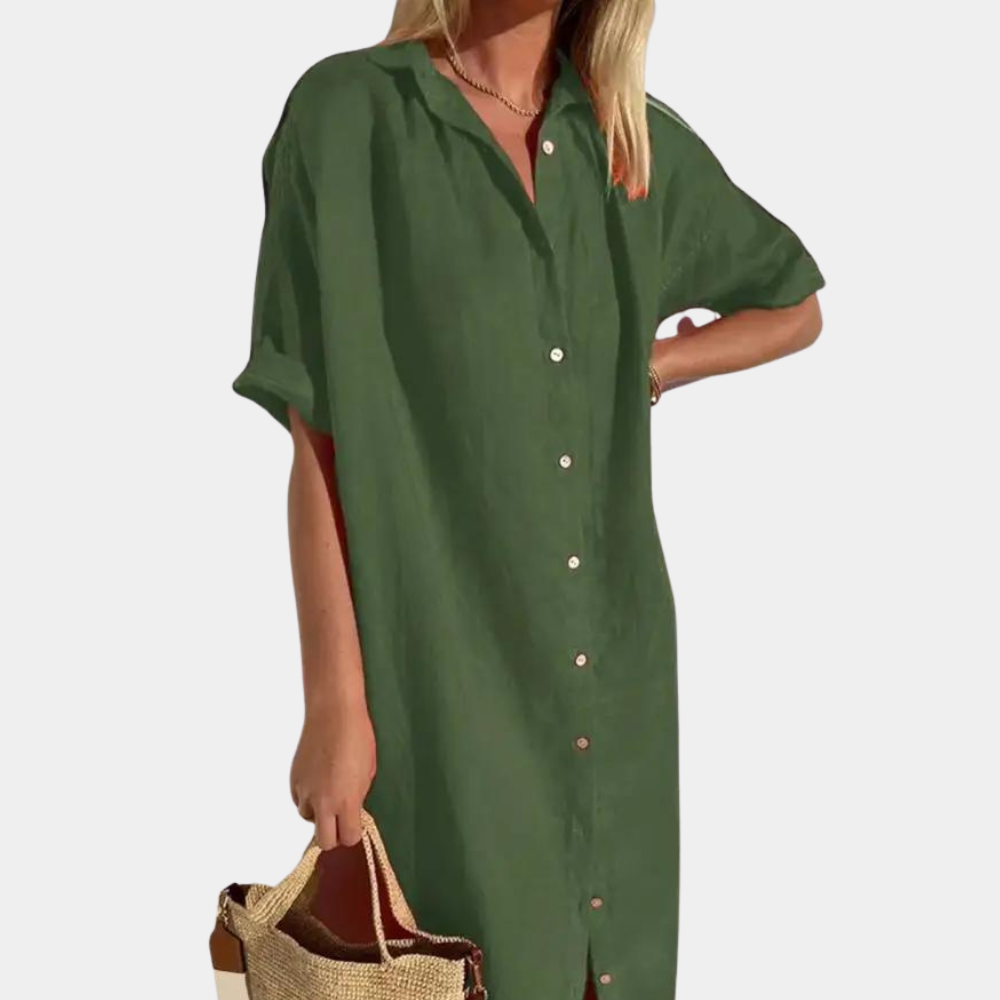 Levoire | Avec élégance et sans effort, robe polyvalente Vert