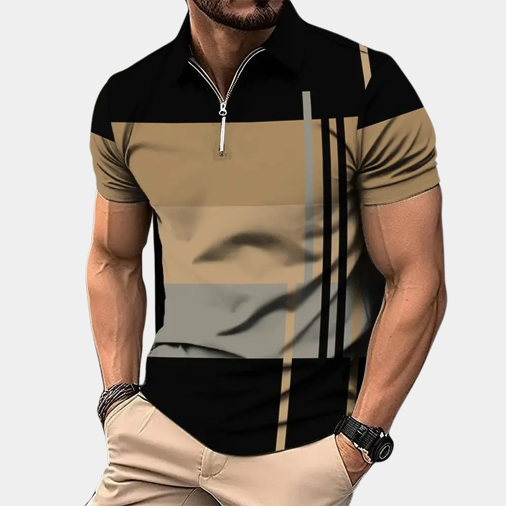 Levoire | Chemise À Manches Courtes Hommes Braun