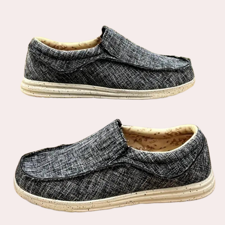 Levoire | Mocassins Pour Hommes Confort Respirant Design Intemporel Noir Noir