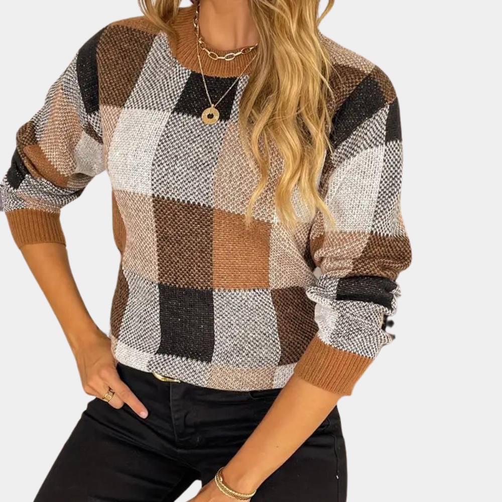 Levoire | Robe Pull Élégante Intemporelle Hiver Kaki