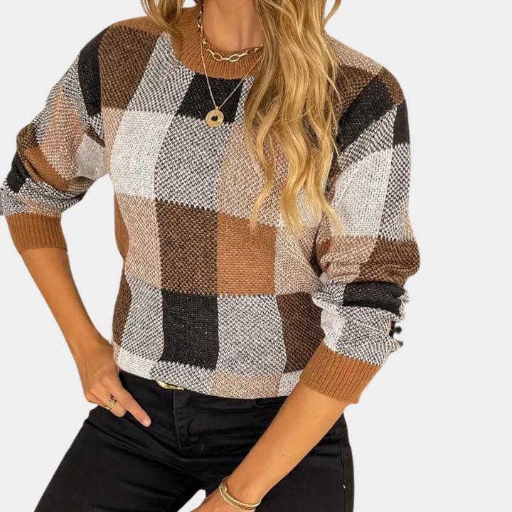 Levoire | Robe Pull Élégante Intemporelle Hiver Kaki