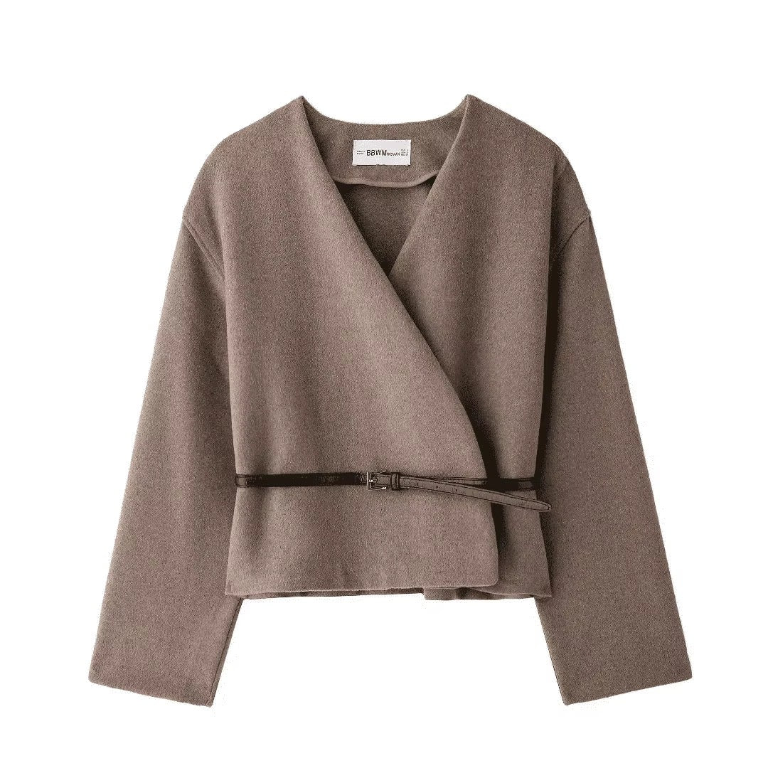 Levoire | Veste Élégante Pour Femmes À Nouer Avec Ceinture