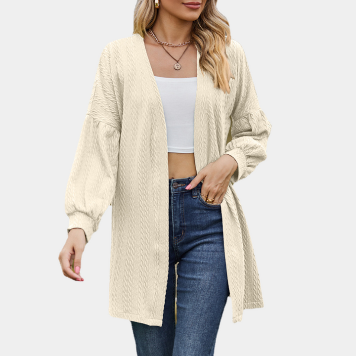 Levoire | Manteau Cache-Cœur Élégance Saisonnière Abricot