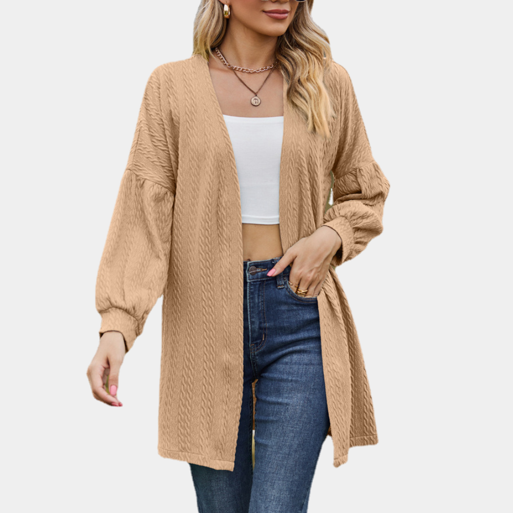 Levoire | Manteau Cache-Cœur Élégance Saisonnière Kaki