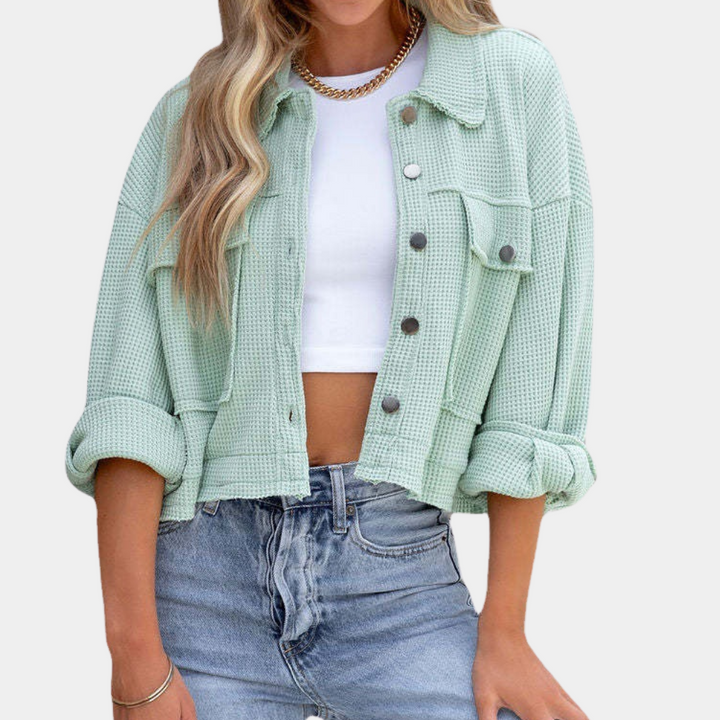 Levoire | Veste D'Été Tendance Avec Poches Vert