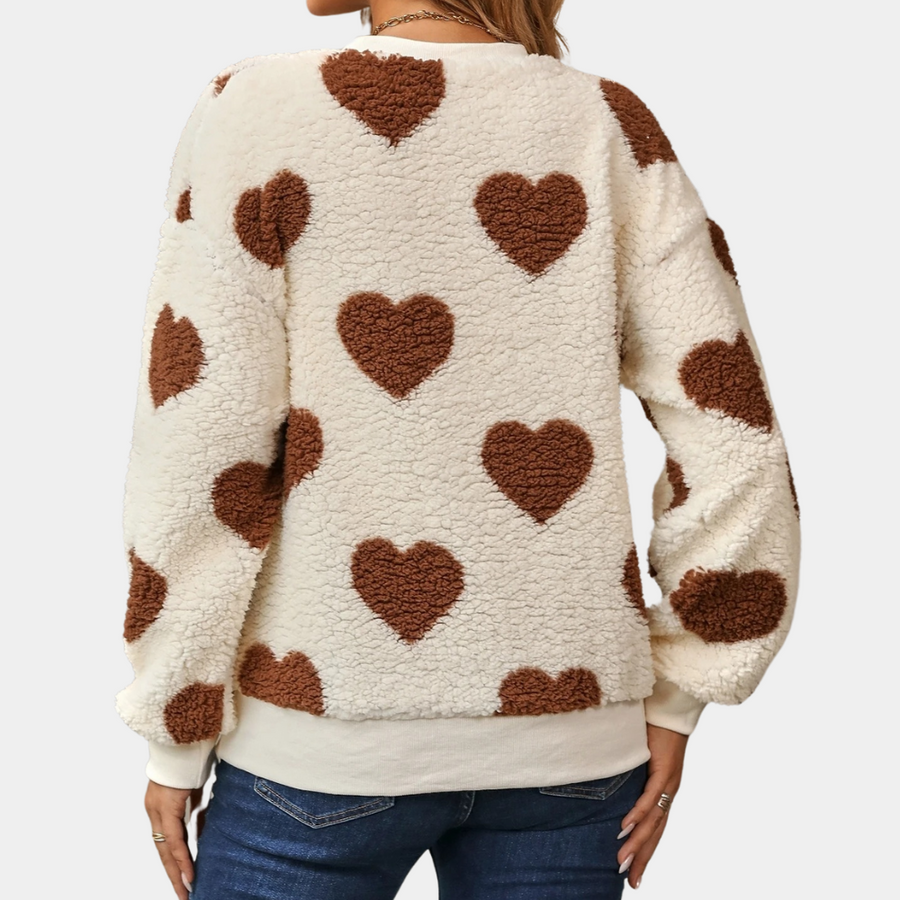 Levoire | Pull Long Chaud Avec Doublure En Polaire Et Col Rond