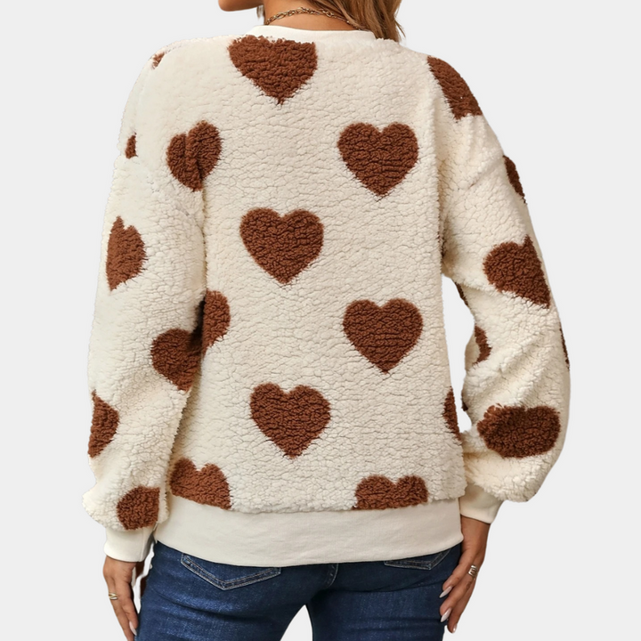 Levoire | Pull Long Chaud Avec Doublure En Polaire Et Col Rond