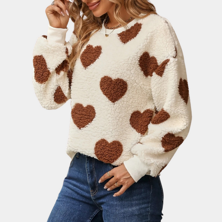 Levoire | Pull Long Chaud Avec Doublure En Polaire Et Col Rond