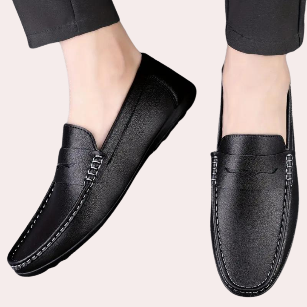 Levoire | Mocassins Pour Hommes Confortables Et Elegants Noir
