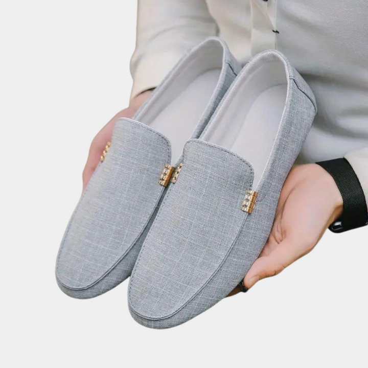 Levoire | Mocassins Pour Hommes Style Decontracte Grand Confort Gris