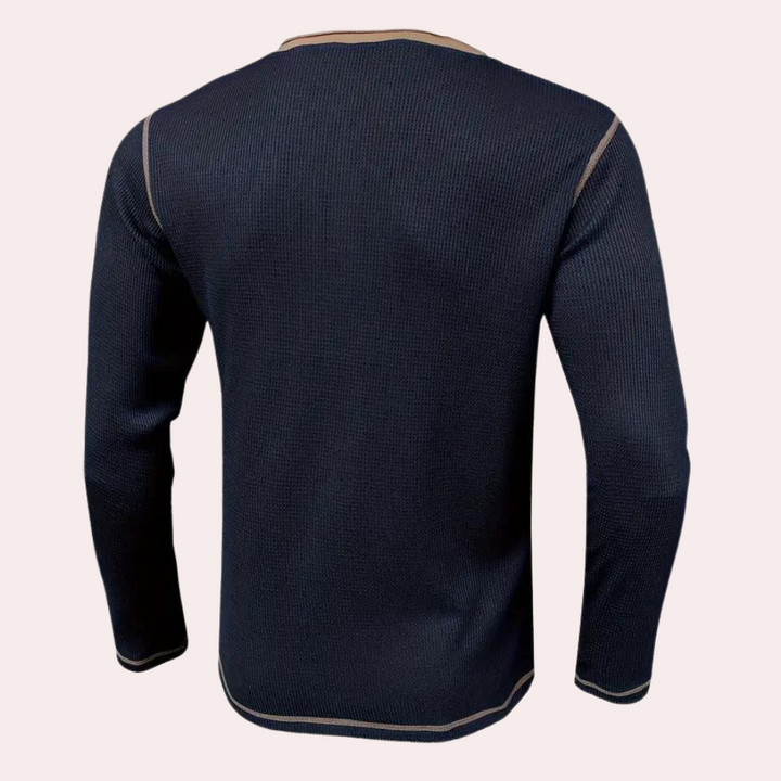 Levoire | T-Shirt À Manches Longues Décontracté Pour Hommes