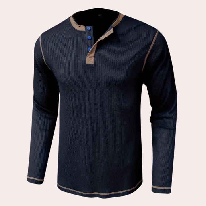 Levoire | T-Shirt À Manches Longues Décontracté Pour Hommes