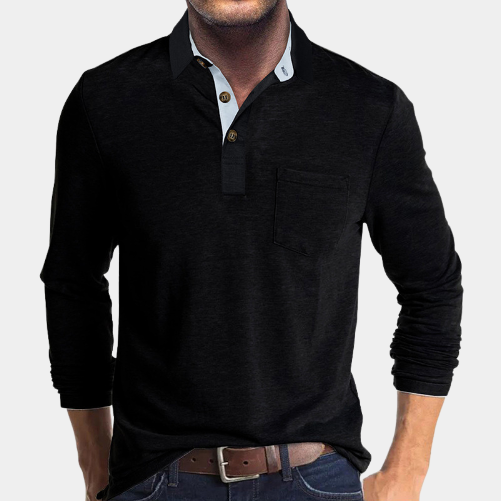 Levoire | Polo à la mode pour homme Noir