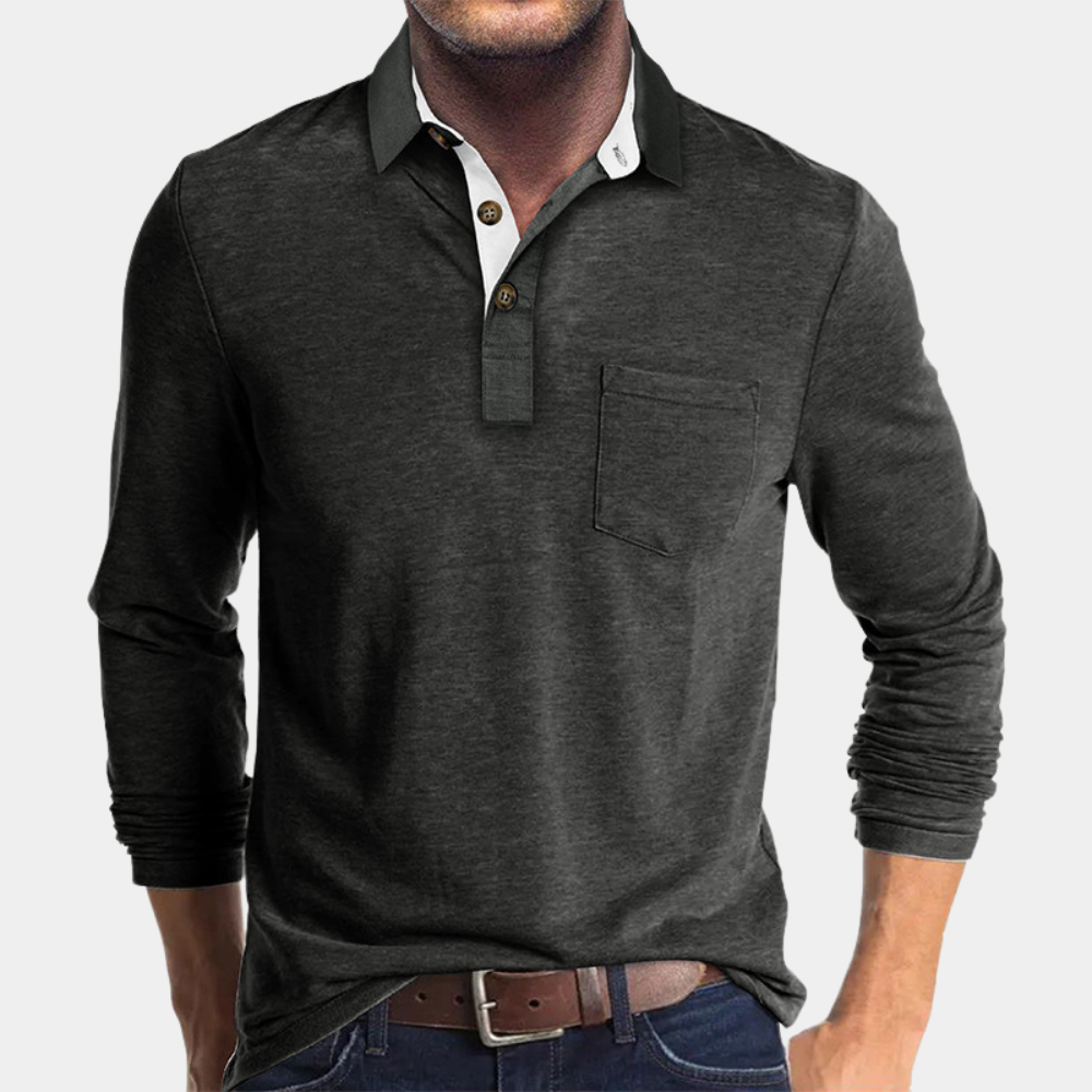 Levoire | Polo à la mode pour homme Gris foncé
