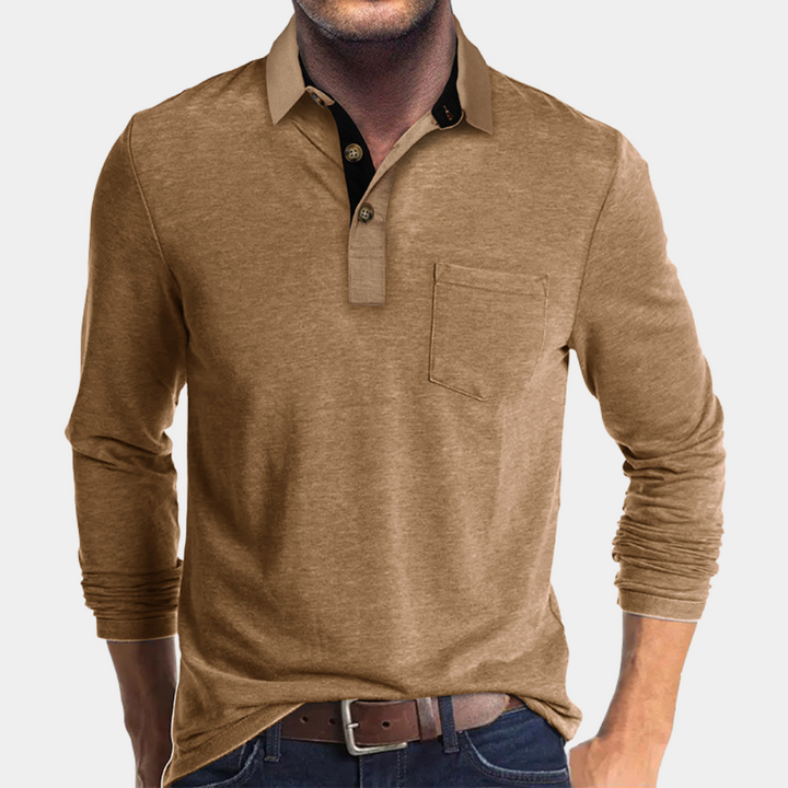 Levoire | Polo à la mode pour homme Khaki