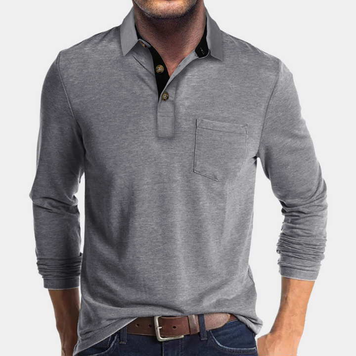 Levoire | Polo à la mode pour homme Gris clair