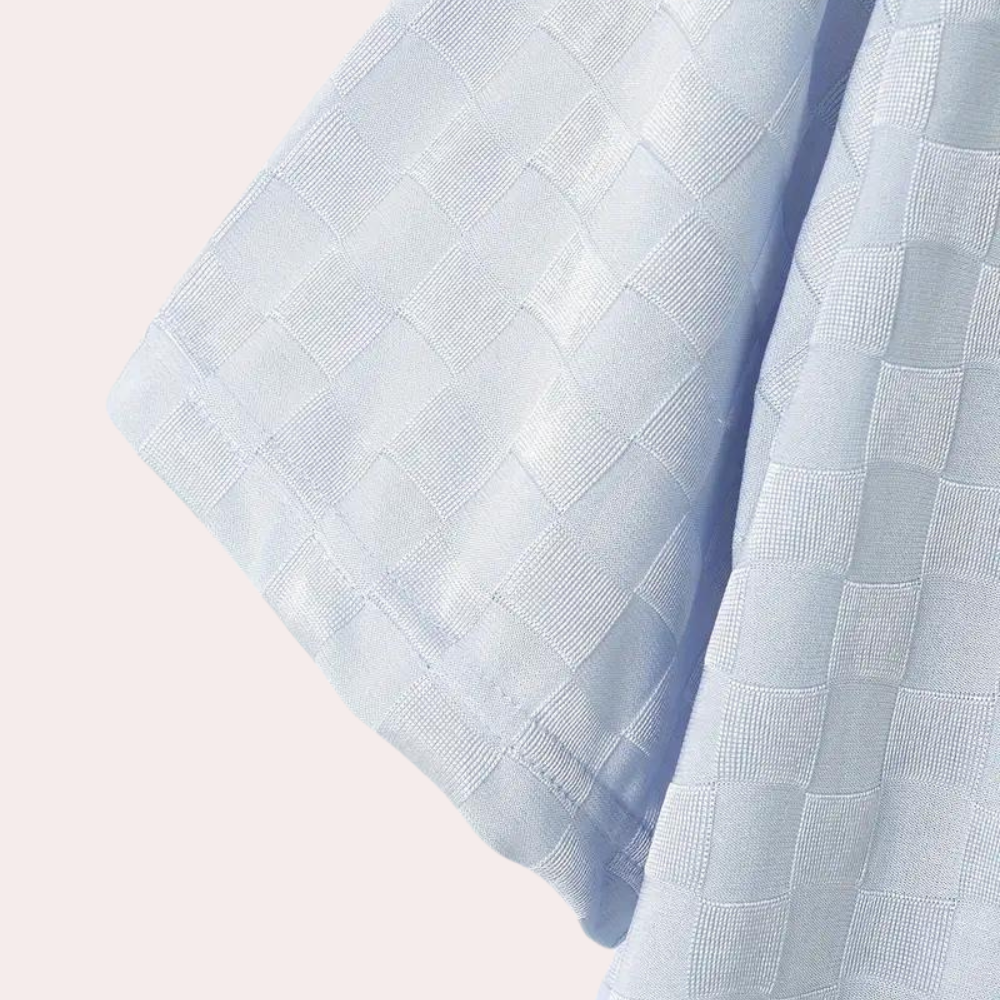 Levoire | Polo À Carreaux Slim Fit Pour Hommes