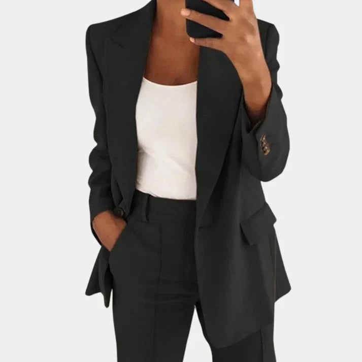 Levoire | Ensemble Blazer Pour Femmes Noir
