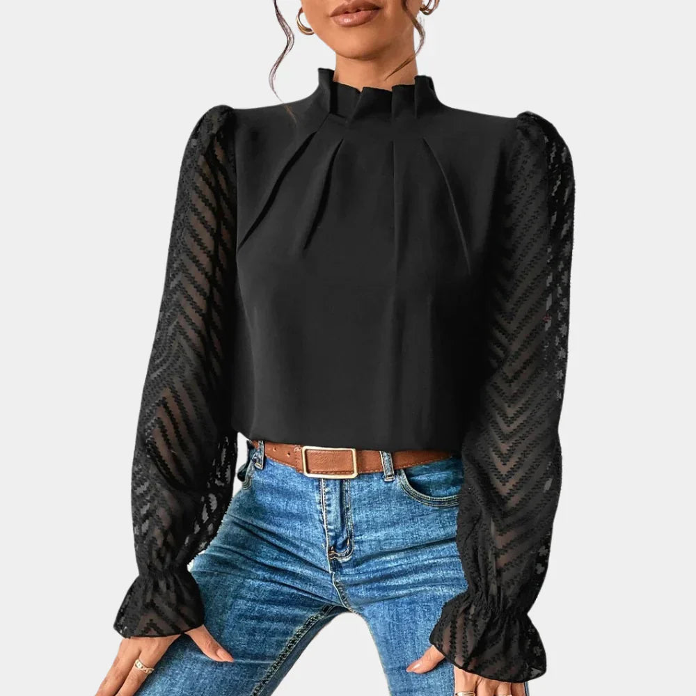 Levoire | Élégante T-Shirt Femme À Manches Longues Intemporelle, Élégante & Polyvalente