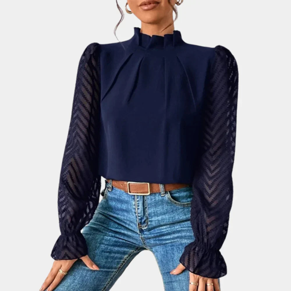 Levoire | Élégante T-Shirt Femme À Manches Longues Intemporelle, Élégante & Polyvalente Merensininen