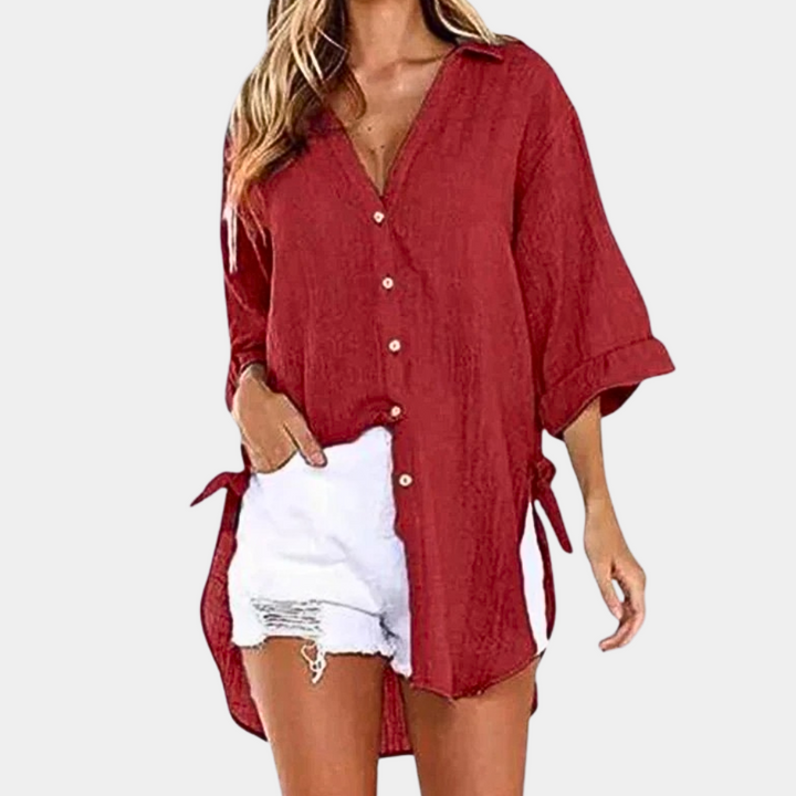 Levoire | T-Shirt Décontracté Pour Un Ajustement Relax Rot