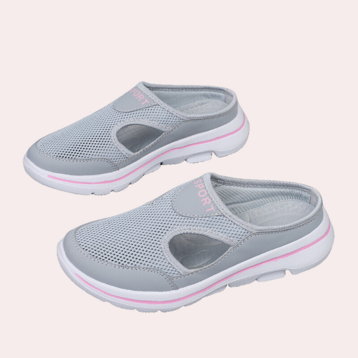 Levoire | Chaussons Orthopediques Pour Hommes Maille Respirante Gris clair