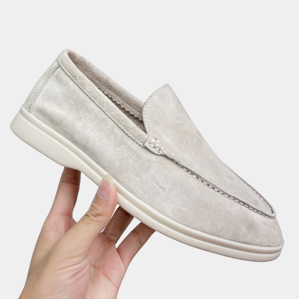 Levoire | Chaussures Homme Decontractees Cuir De Haute Qualite Intemporel Et Confortable Blanc