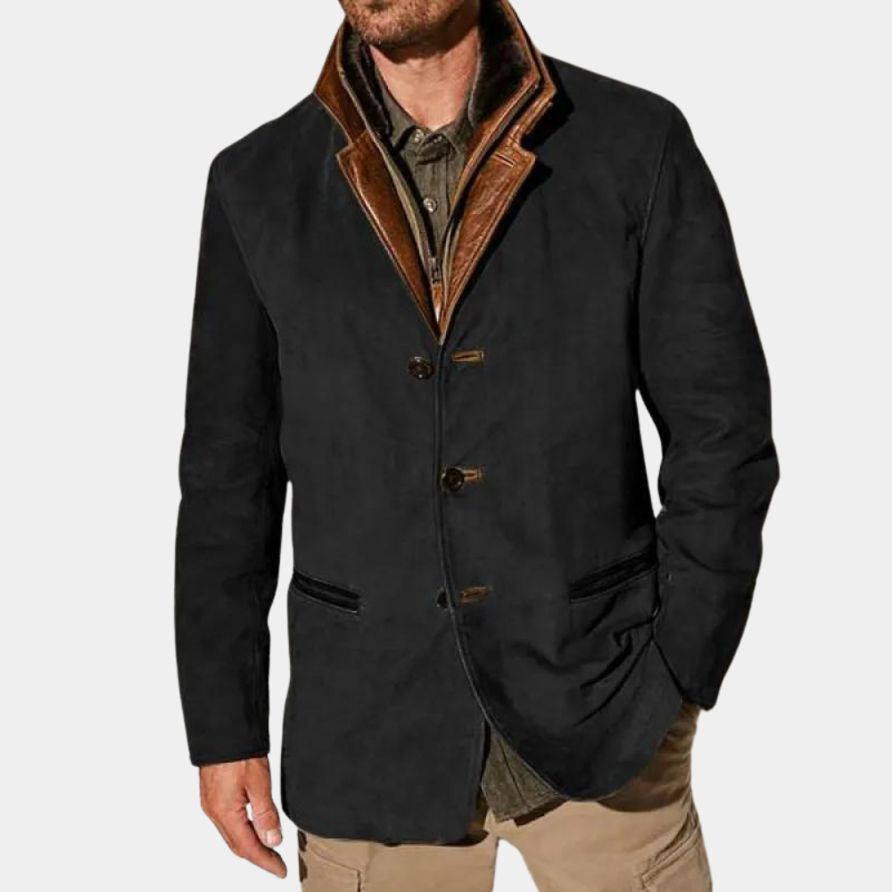 Levoire | Veste de transition pour hommes Noir