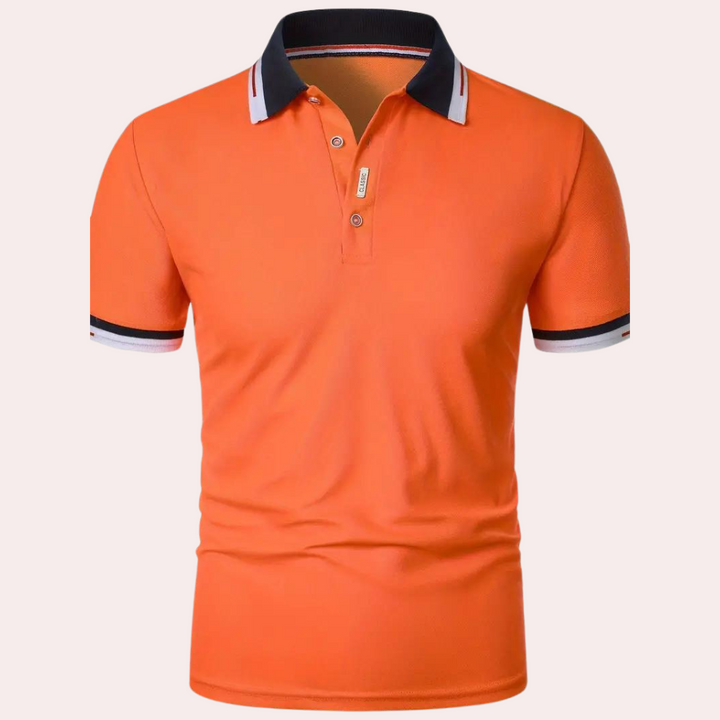 Levoire | Chemise Polo Slim Fit À Manches Courtes