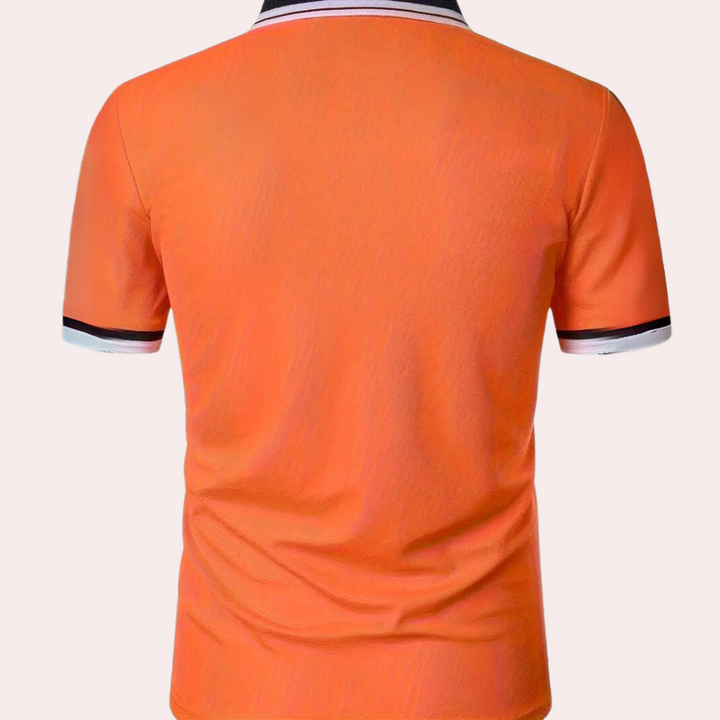 Levoire | Polo Orange Stylé Pour Homme
