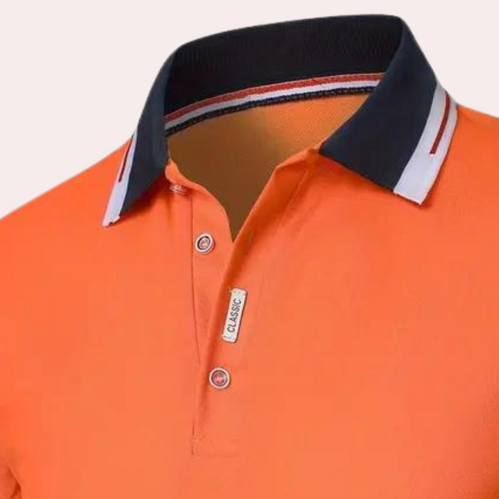 Levoire | Chemise Polo Slim Fit À Manches Courtes