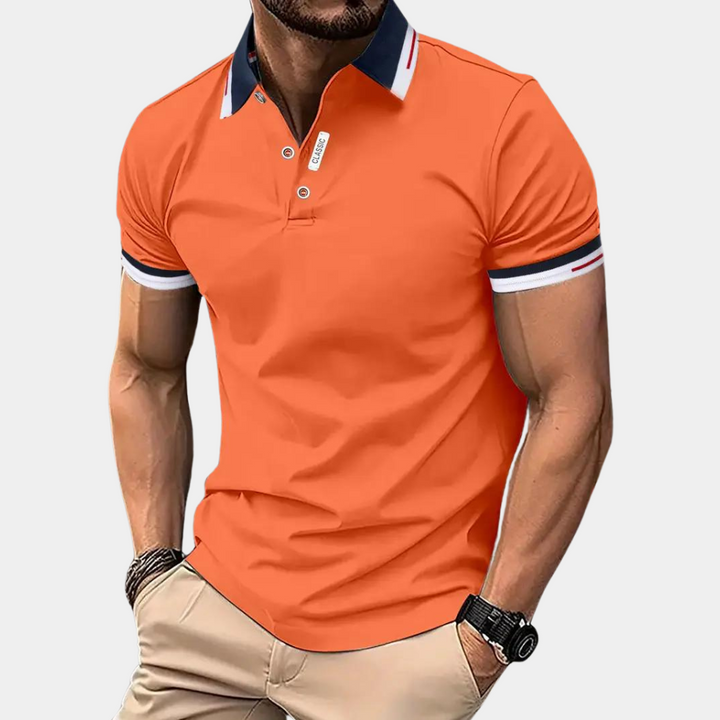 Levoire | Polo Orange Stylé Pour Homme Orange