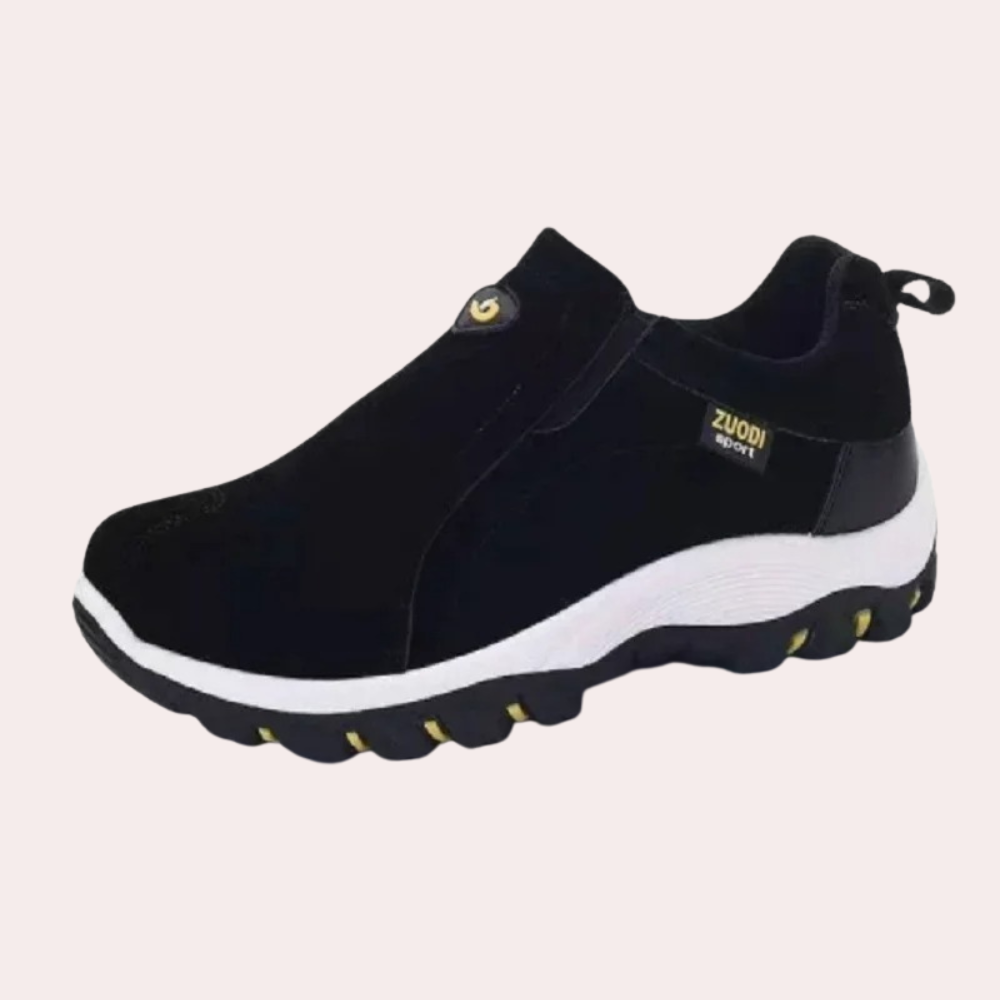 Levoire | Chaussures Slip-On Pour Hommes Confortables & Tendance Semelles Antiderapantes Noir