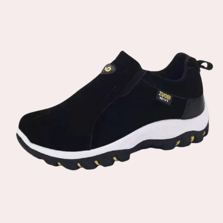 Levoire | Chaussures Slip-On Pour Hommes Confortables & Tendance Semelles Antiderapantes Noir