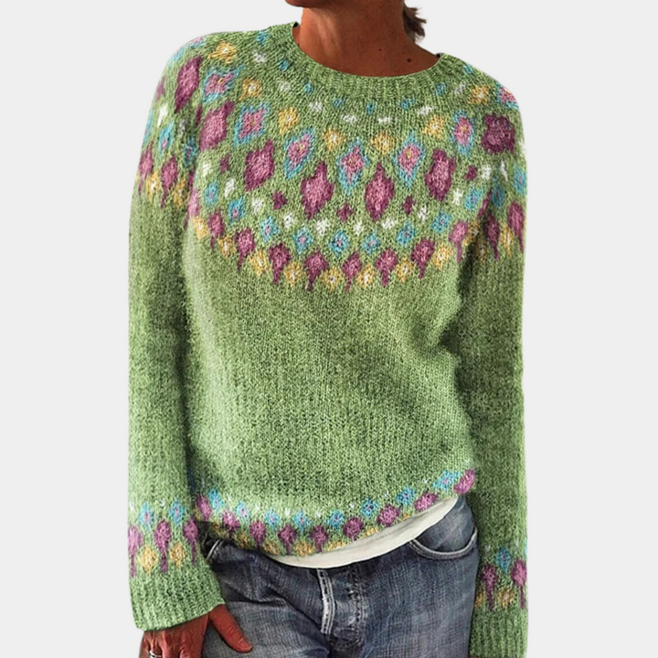 Levoire | Blouse Avec Des Rayures Élégantes Vert
