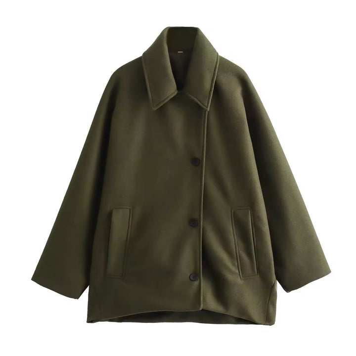 Levoire | Manteau Classique En Beige Khaki