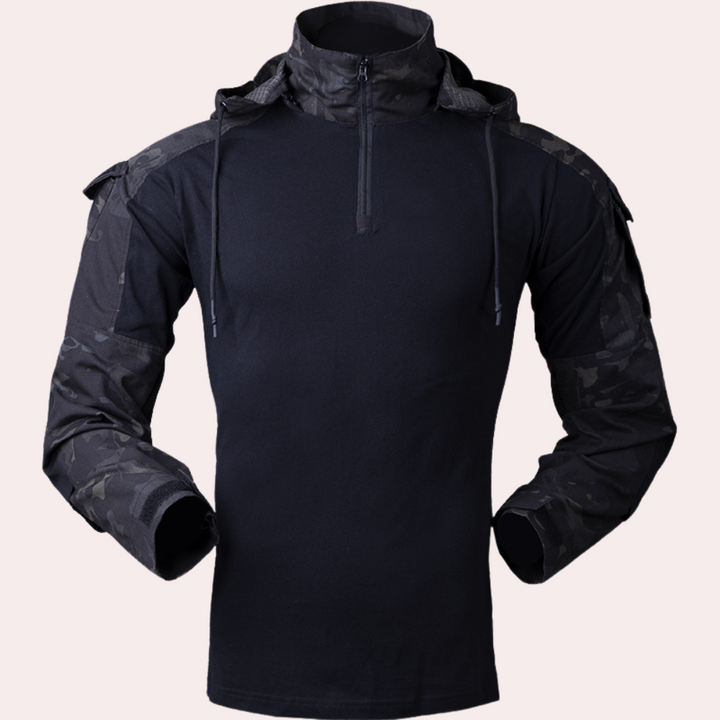 Levoire | Sweat À Capuche Camouflé Tactique Pour Hommes Nuit sombre
