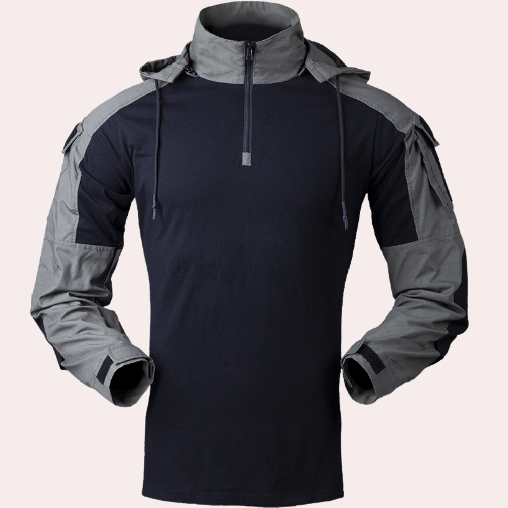 Levoire | Sweat À Capuche Camouflé Tactique Pour Hommes Vert
