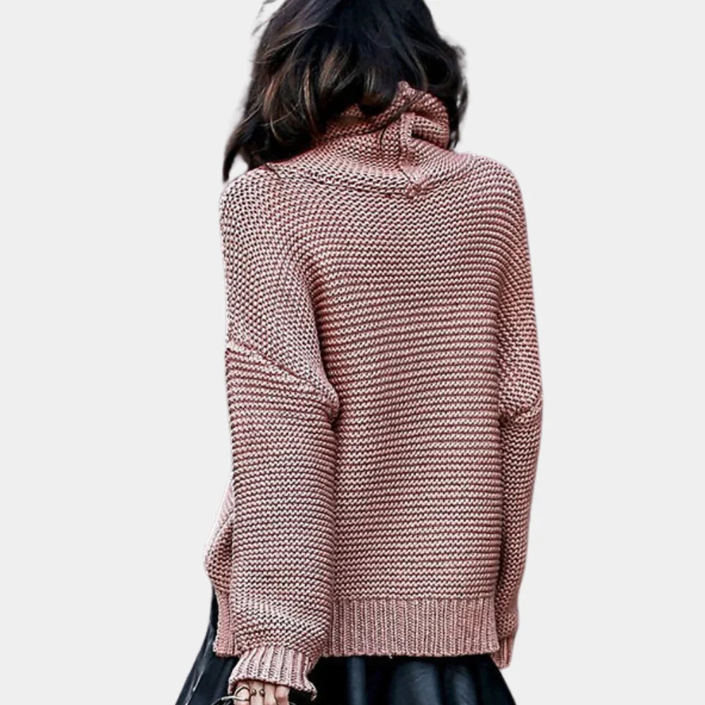 Levoire | Pull Femme En Maille Luxueuse À Col Haut