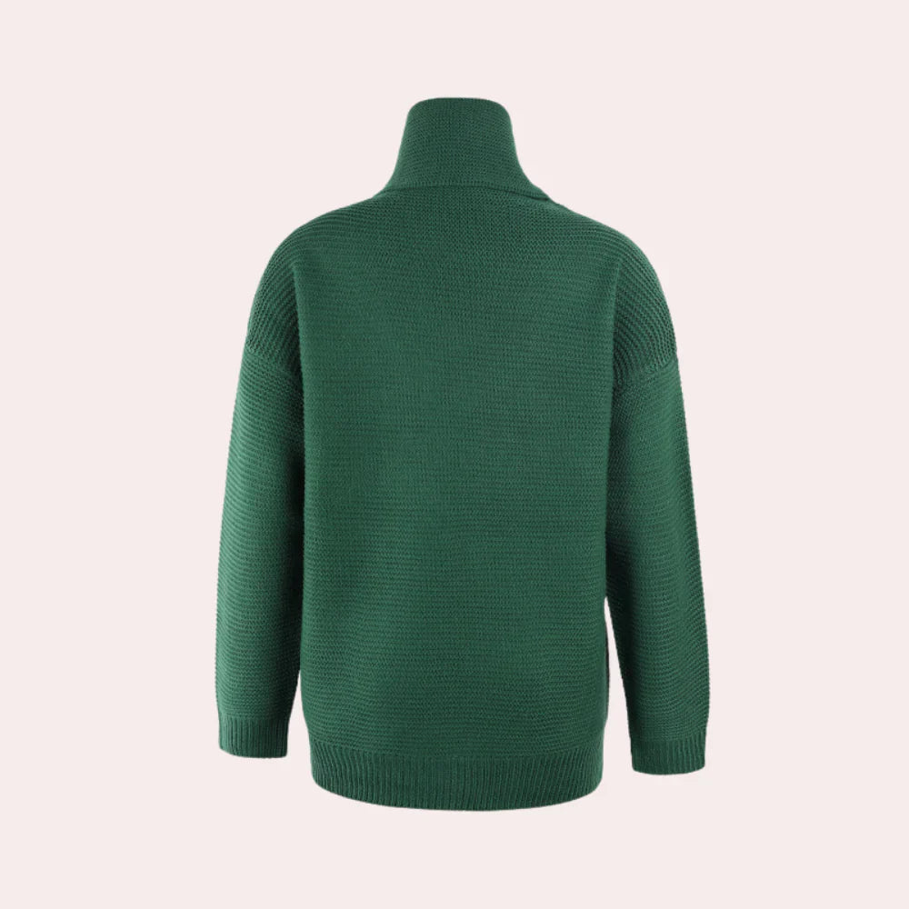 Levoire | Pull Femme En Maille Luxueuse À Col Haut