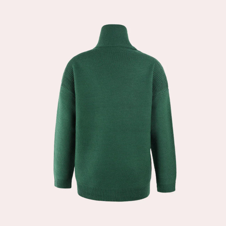 Levoire | Pull Femme En Maille Luxueuse À Col Haut