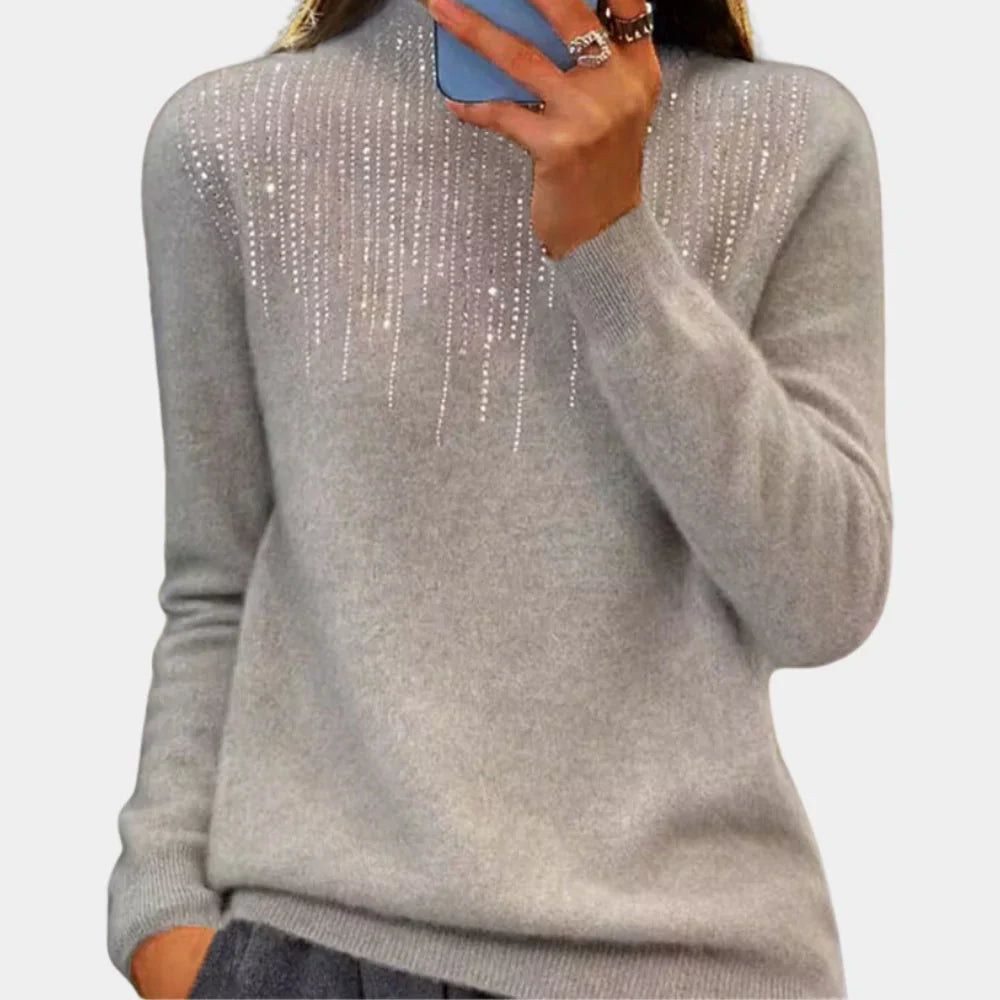 Levoire | Pull Femme Élégant Et Chaud Gris
