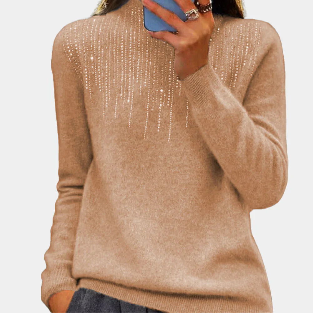 Levoire | Pull Femme Élégant Et Chaud Chameau