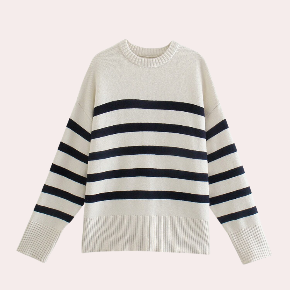 Levoire | Pull Élégant Grande Taille Pour Femmes Blanc
