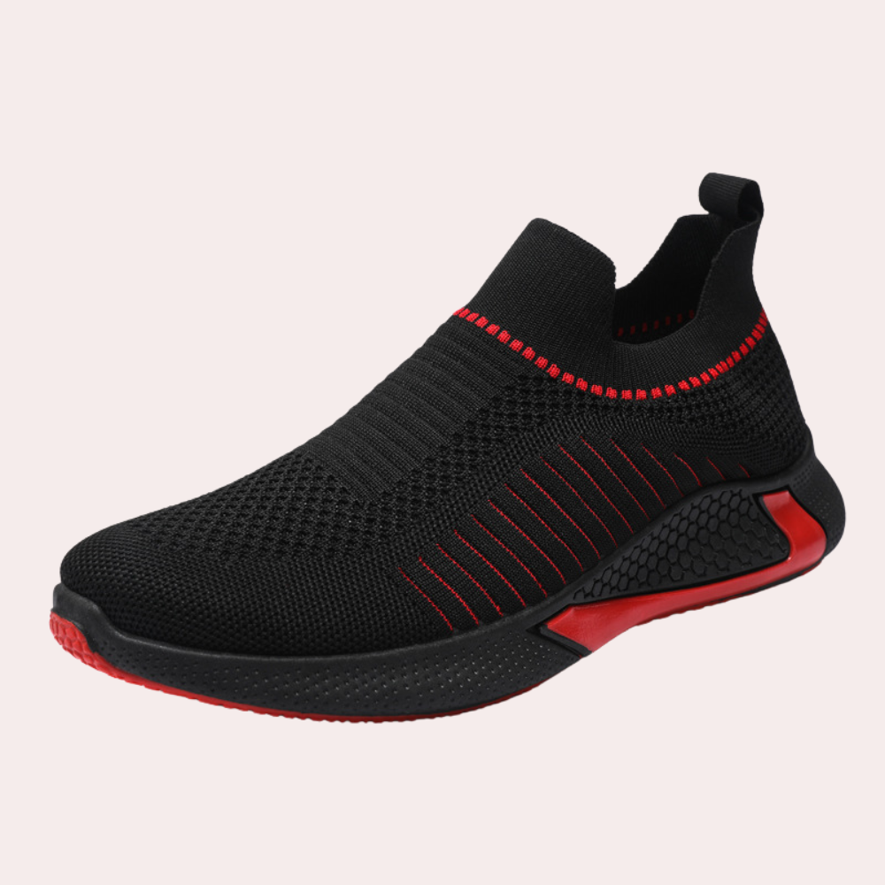 Levoire | Baskets Pour Hommes Maille Respirante Confortable Et Leger Noir