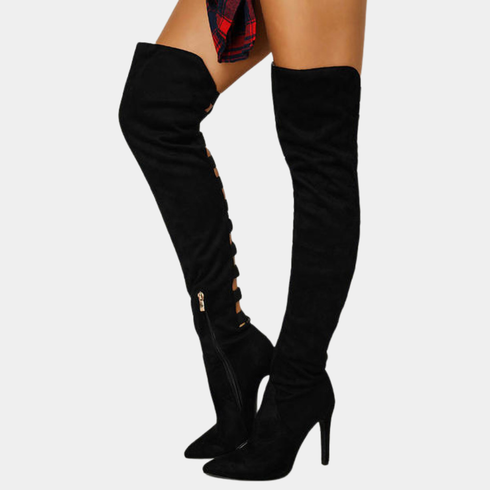 Levoire | Bottes Femmes Au-Dessus Du Genou Noir